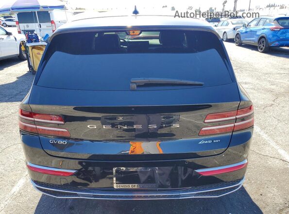 KMUHDESC8SU262465 2025 GENESIS GV80 Black უკანა ხედი