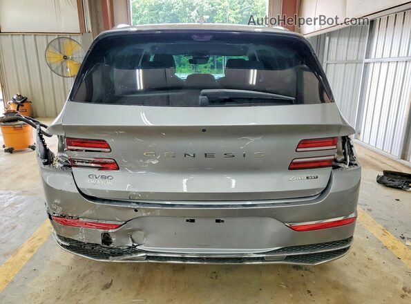 KMUHEESC9SU254386 2025 GENESIS GV80 Gray Rear view