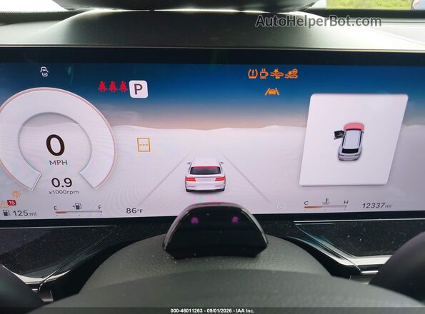 KMUHFESB7TU329348 2026 GENESIS GV80 Белый Вид задних сидений