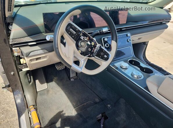 KMUJBESC5SU256145 2025 GENESIS GV80 Black Dashboard view