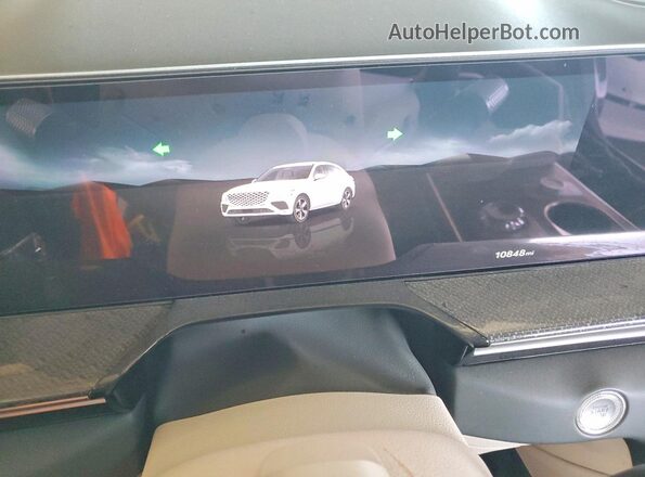 KMUJBESC5SU256145 2025 GENESIS GV80 Black Instrument cluster view