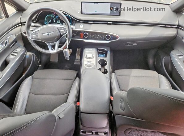 KMUMADTB4PU128860 2023 GENESIS GV70 Black Dashboard view