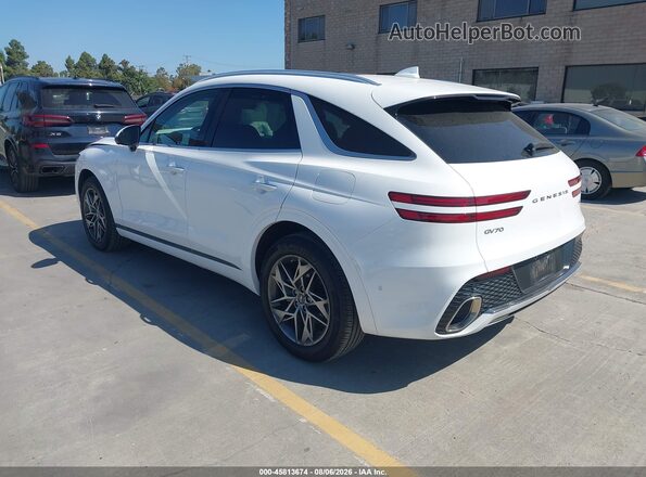 KMUMADTBXNU051232 2022 GENESIS GV70 White Rear left