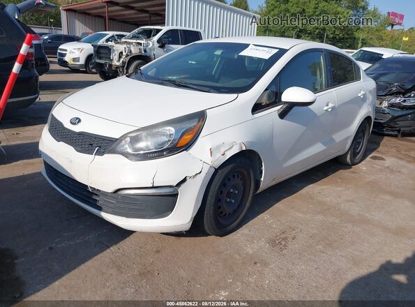 KNADM4A31G6565612 2016 KIA RIO White Przód lewy
