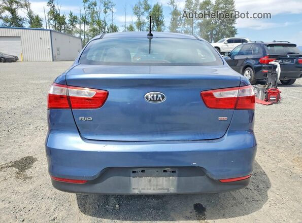 KNADM4A31G6691128 2016 KIA RIO Blue Rear view