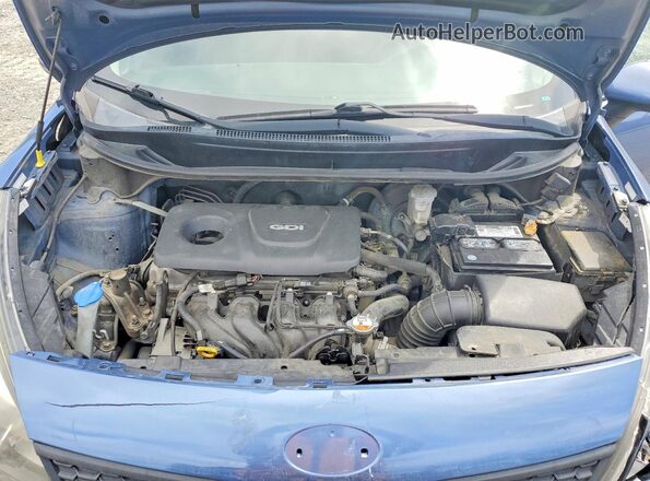KNADM4A31G6691128 2016 KIA RIO Blue Rear interior view