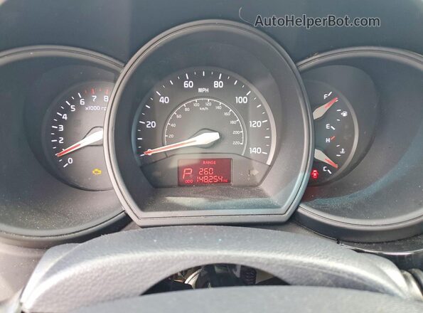 KNADM4A31G6691128 2016 KIA RIO Blue Instrument cluster view