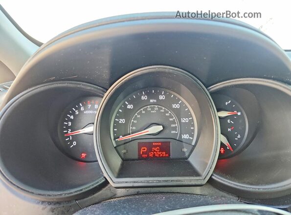 KNADM4A32G6553260 2016 KIA RIO Yellow Vista del cuadro de instrumentos