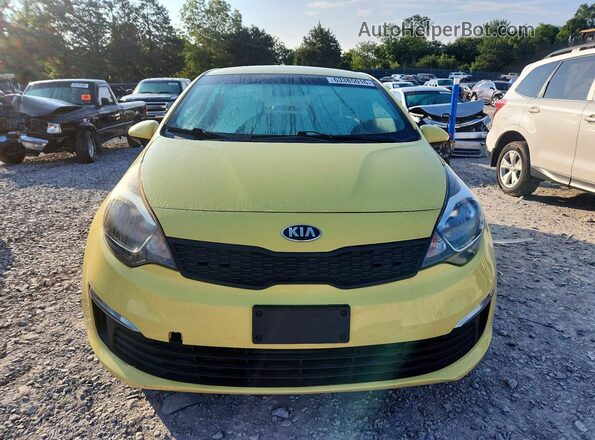 KNADM4A32G6553260 2016 KIA RIO Yellow Vista frontal