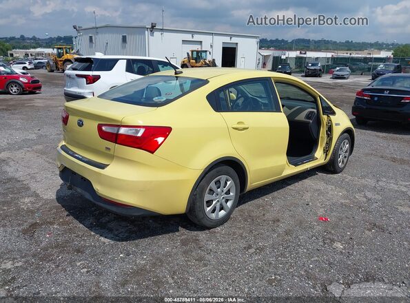 KNADM4A32G6553405 2016 KIA RIO Yellow Tył prawy