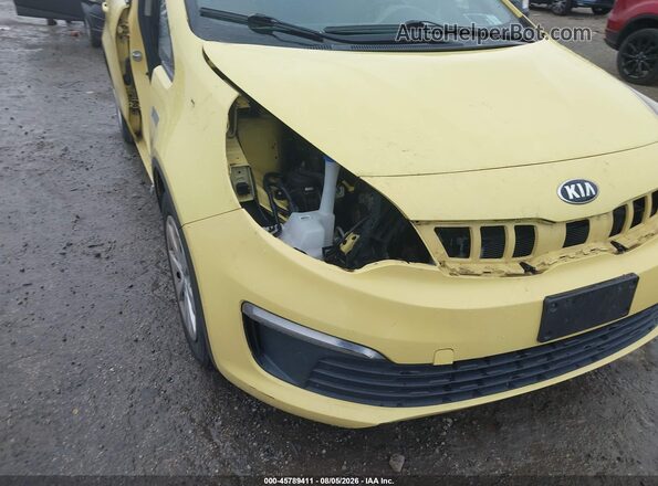 KNADM4A32G6553405 2016 KIA RIO Yellow 