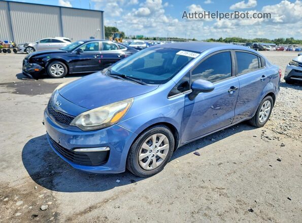 KNADM4A32G6681580 2016 KIA RIO Blue Delantero derecho