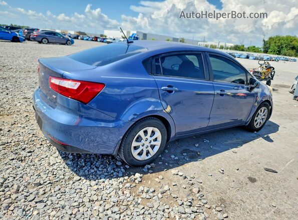 KNADM4A32G6681580 2016 KIA RIO Blue Vista del cuadro de instrumentos