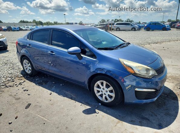 KNADM4A32G6681580 2016 KIA RIO Blue უკანა სალონის ხედი