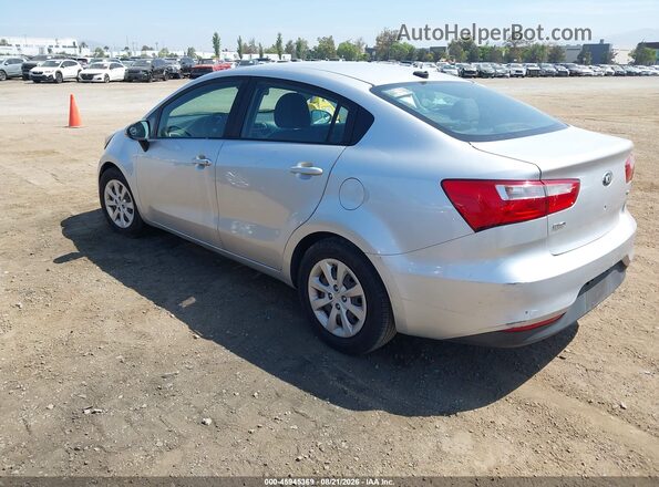 KNADM4A32H6025915 2017 KIA RIO Silver Задня ліва чверть