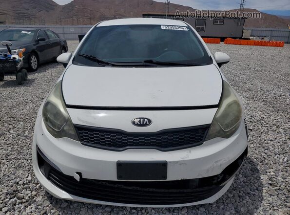 KNADM4A33G6575381 2016 KIA RIO White Widok z przodu