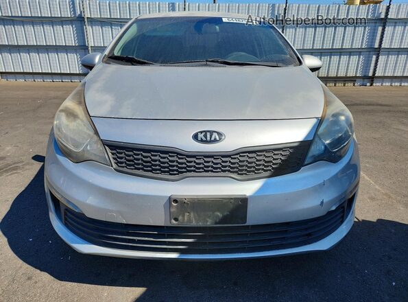 KNADM4A33G6590804 2016 KIA RIO Silver წინა ხედი