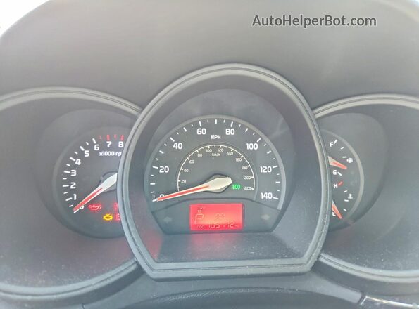 KNADM4A33G6590804 2016 KIA RIO Silver ხელსაწყოთა პანელის ხედი