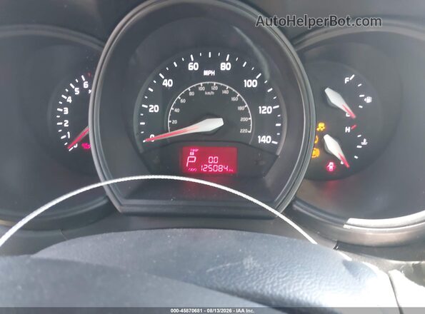 KNADM4A33G6611778 2016 KIA RIO Yellow Вид задніх сидінь