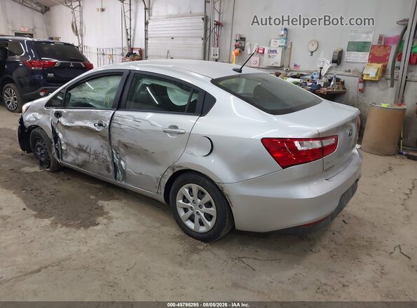 KNADM4A33H6118409 2017 KIA RIO Silver Задня ліва чверть