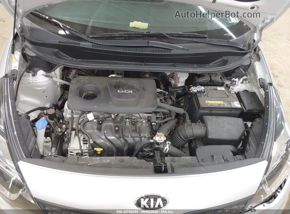 KNADM4A33H6118409 2017 KIA RIO Silver Вид ззаду