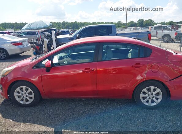 KNADM4A34H6117155 2017 KIA RIO Red 