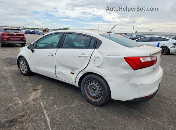 KNADM4A35G6548702 2016 KIA RIO White Задня ліва чверть