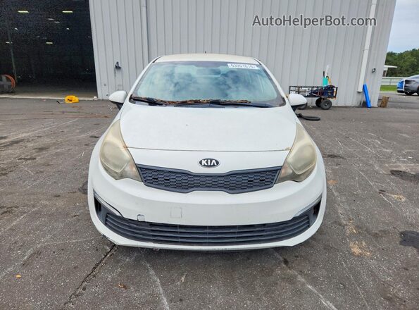 KNADM4A35G6548702 2016 KIA RIO White Вид спереду