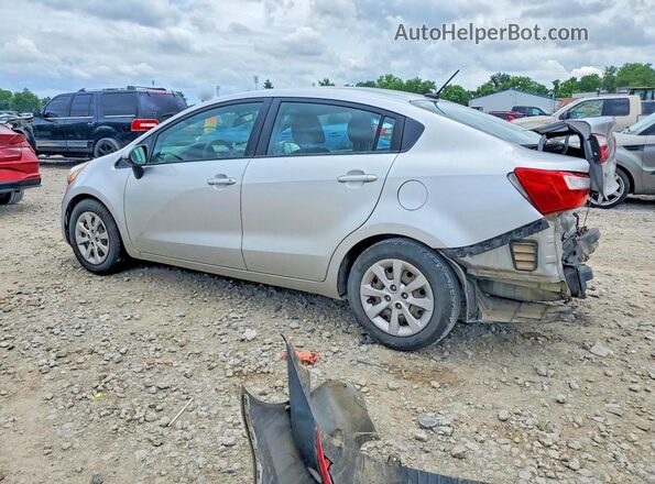 KNADM4A35G6595292 2016 KIA RIO Silver Tył lewy