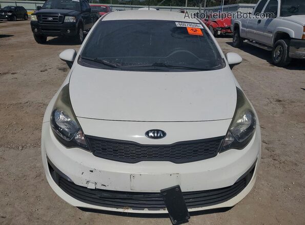 KNADM4A35H6044345 2017 KIA RIO White Front view