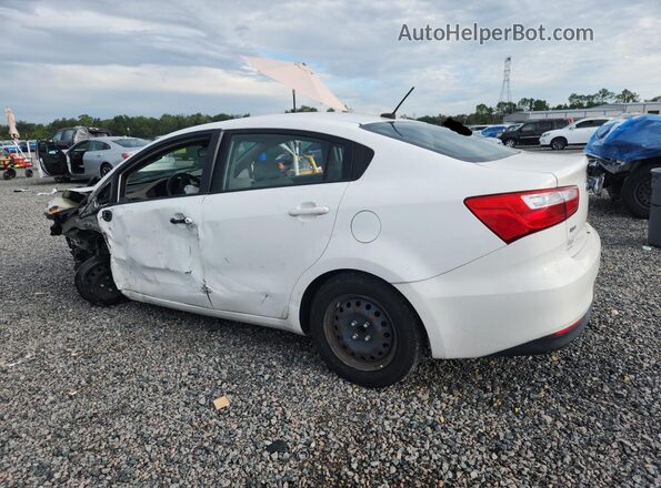 KNADM4A36G6540771 2016 KIA RIO White Задня ліва чверть