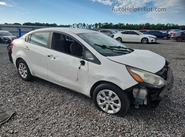 KNADM4A36G6540771 2016 KIA RIO White Передня права чверть