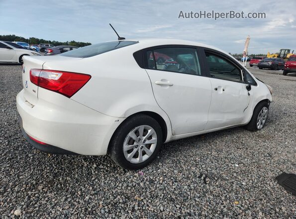 KNADM4A36G6540771 2016 KIA RIO White Задня права чверть