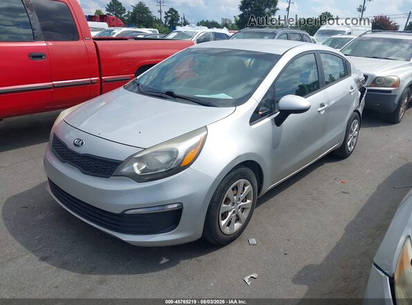 KNADM4A36G6544206 2016 KIA RIO Silver Przód lewy