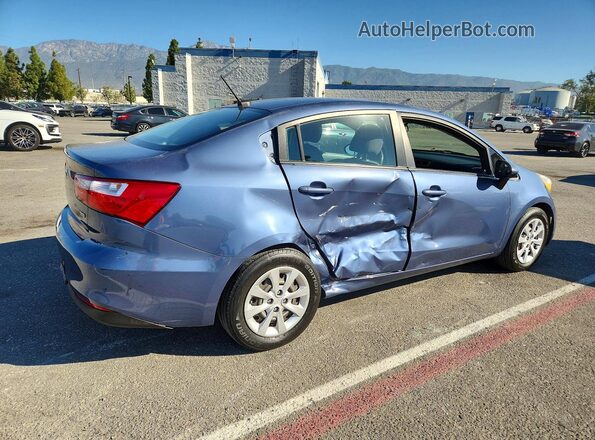 KNADM4A36G6654642 2016 KIA RIO Blue უკანა მარჯვენა