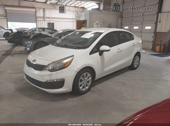 KNADM4A36G6686121 2016 KIA RIO White Front left