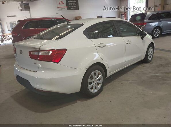 KNADM4A36G6686121 2016 KIA RIO White Rear right