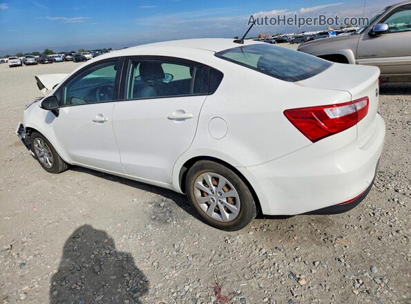 KNADM4A37G6545199 2016 KIA RIO White Tył lewy
