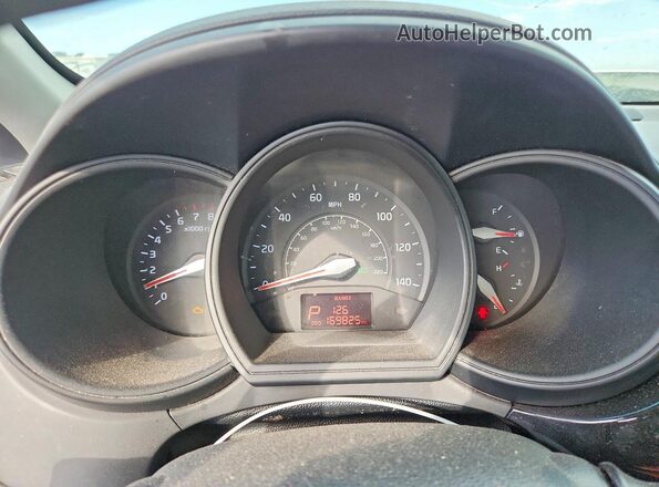 KNADM4A37G6545199 2016 KIA RIO White Widok zestawu wskaźników