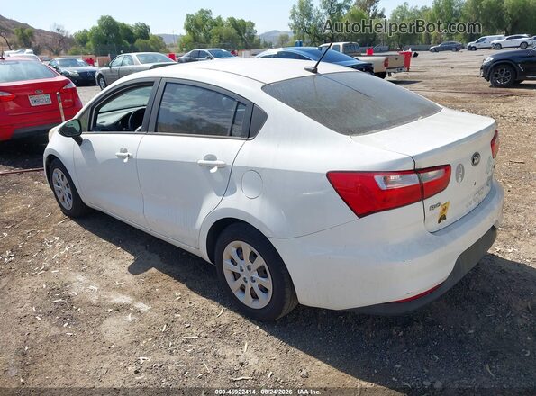 KNADM4A37G6591308 2016 KIA RIO White Հետևի ձախ