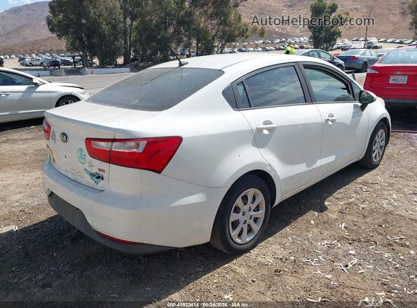 KNADM4A37G6591308 2016 KIA RIO White Հետևի աջ