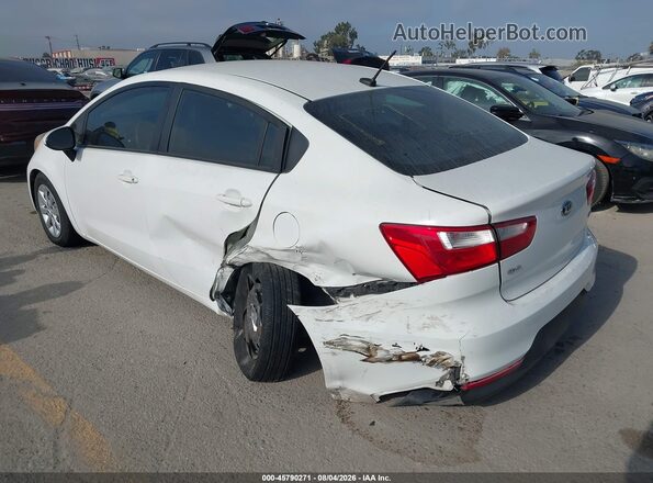 KNADM4A37G6611993 2016 KIA RIO White Rear left