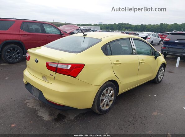 KNADM4A38G6544840 2016 KIA RIO Yellow Tył prawy