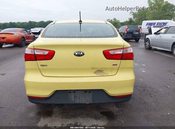 KNADM4A38G6544840 2016 KIA RIO Yellow 