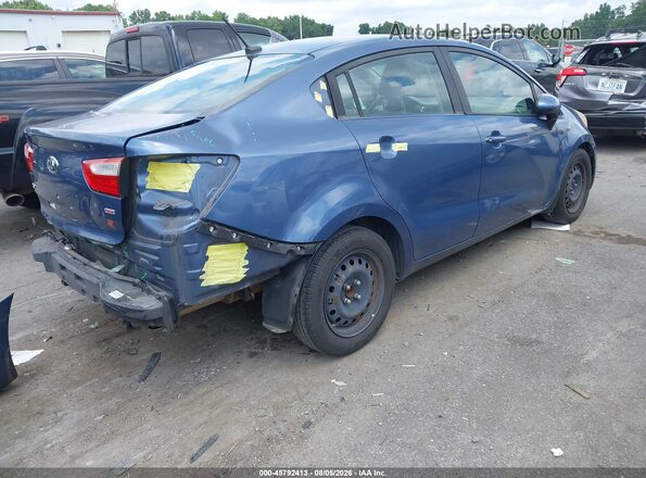 KNADM4A38G6664136 2016 KIA RIO Blue Հետևի աջ