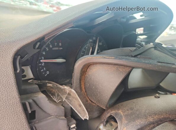 KNADM4A38H6054772 2017 KIA RIO Silver Вид щитка приладів
