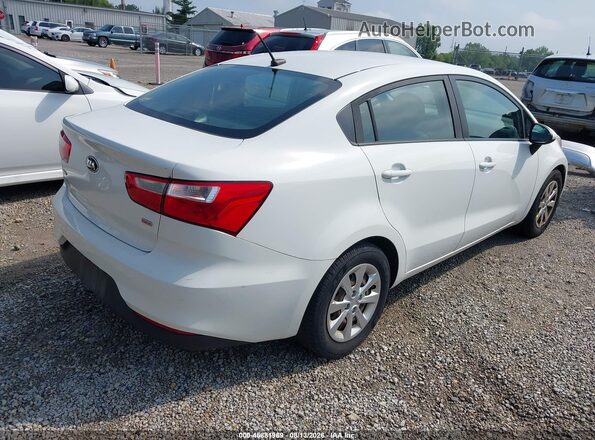 KNADM4A39G6000895 2016 KIA RIO Белый Задняя правая четверть