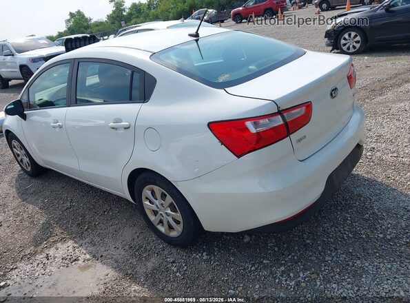 KNADM4A39G6000895 2016 KIA RIO Белый Задняя левая четверть