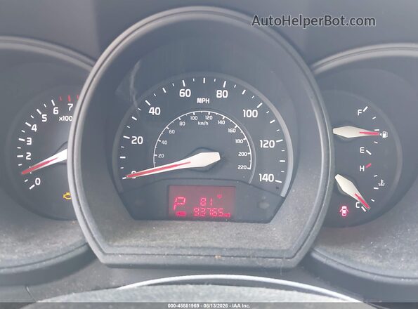 KNADM4A39G6000895 2016 KIA RIO Белый Вид задних сидений
