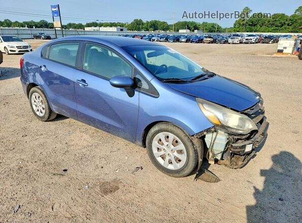 KNADM4A39G6539646 2016 KIA RIO Blue Delantero derecho